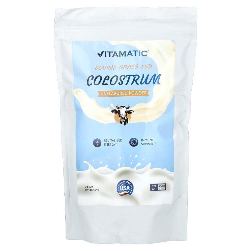 Vitamatic,Colostrum Powder, Unflavored, 4.23 oz (120 g)