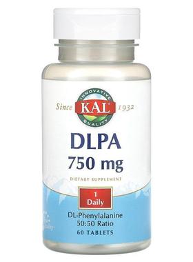 KAL,DLPA, 750 mg, 60 Tablets