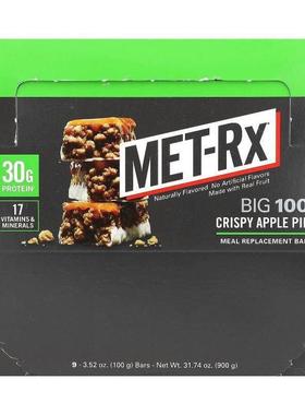 美瑞克斯,Big 100, Meal Replacement Bar, Fruity Cereal Crunch