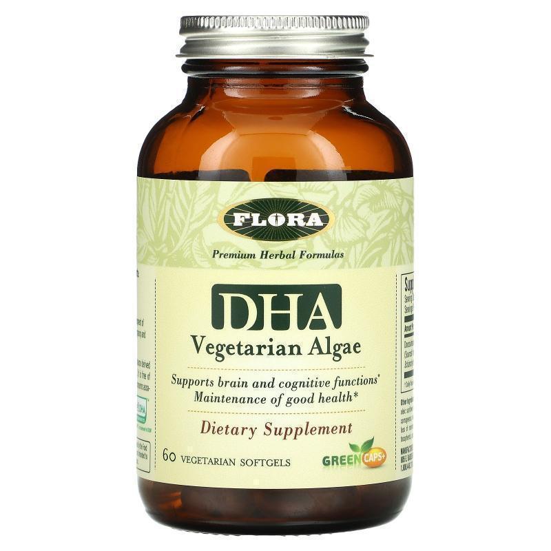 Flora,DHA Vegetarian Algae，60粒