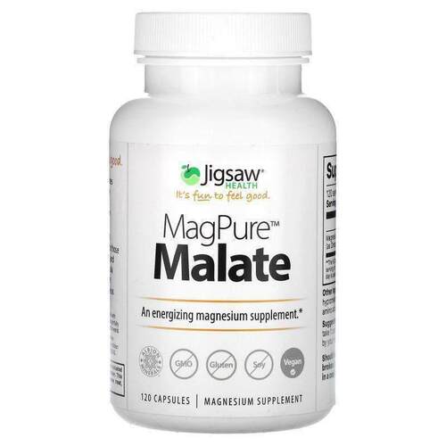 Jigsaw Health,MagPure Malate，120 粒胶囊