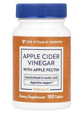 The Vitamin Shoppe,Apple Cider Vinegar With Apple Pectin, 10