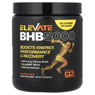 Real Ketones,Elevate BHB 5000，中性，7.3 盎司（207 克）