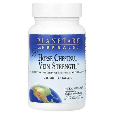 Planetary Herbals,Horse Chestnut Vein Strength™, 42 Tablets