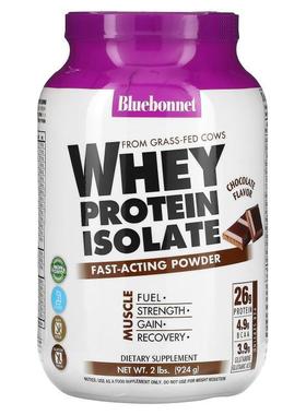 Bluebonnet Nutrition,分离乳清蛋白，天然巧克力味，2 磅（924