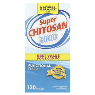 天衡宝,Super Chitosan 3000,3000 毫克,全20 粒素食胶囊