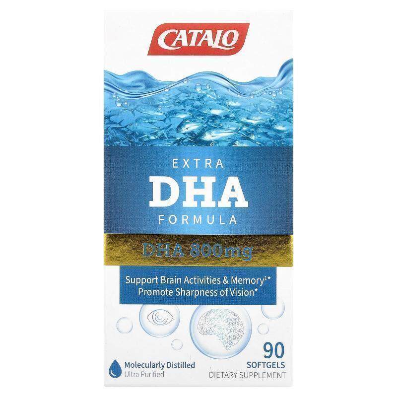 Catalo Naturals倍力DHA配方大脑神经系统健康心血管骨骼健康
