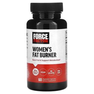 Force Factor,Women's Fat Burner, 60 Vegetable Capsules