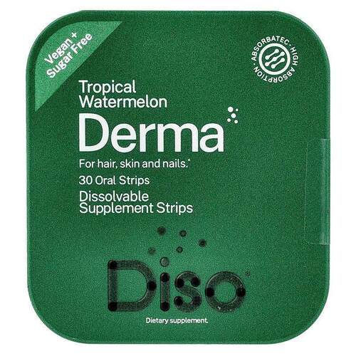 Diso,Derma, Tropical Watermelon, 30 Oral Strips