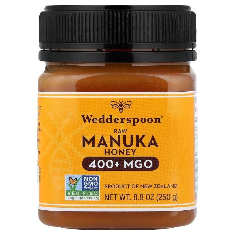 Wedderspoon,未加工麦卢卡蜂蜜，MGO 400+，8.8 oz（250 克）