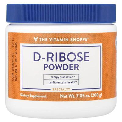 The Vitamin Shoppe,D-核糖粉，7.05 盎司（200 克）