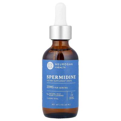 Neurogan Health,Spermidine Drops, Wild Berry, 20 mg, 2 oz (6