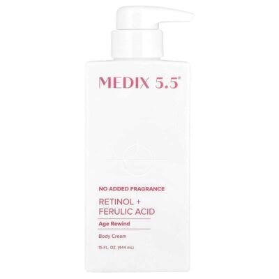 Medix 5.5,身体乳，视黄醇 + 阿魏酸，15 液量盎司（444 毫升）
