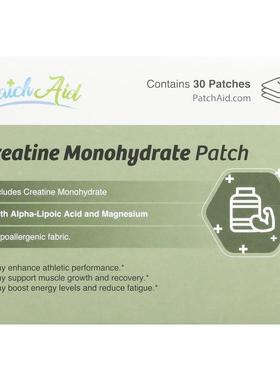 PatchAid,一水肌酸片，30 片