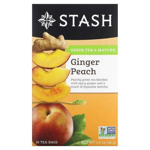 星皇优品,Green Tea &amp;amp;amp; Matcha, Ginger Peach, 1
