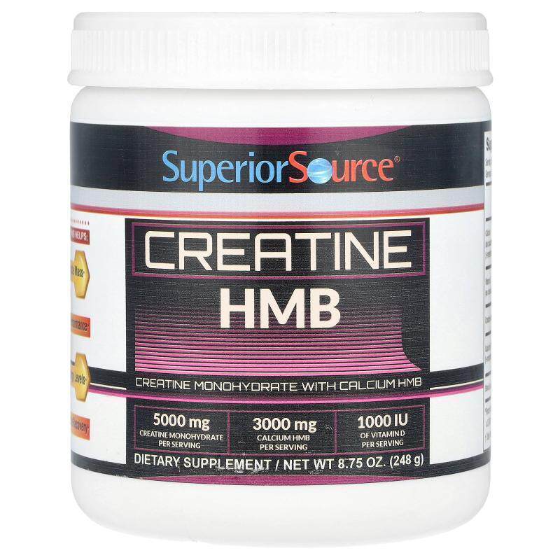 Superior Source,Creatine HMB, 8.75 oz (248 g)