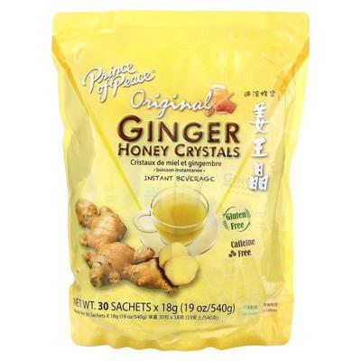太子牌,Ginger Honey Crystals, Original, Caffeine Free, 30 Sa