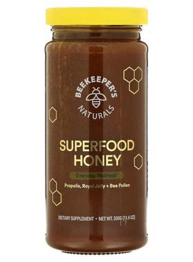 Beekeeper's Naturals,SuperFood 蜂蜜，4.4 盎司（125 克）