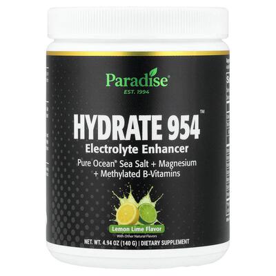 Paradise Herbs,Hydrate 954™, Electrolyte Enhancer, Lemon Lim