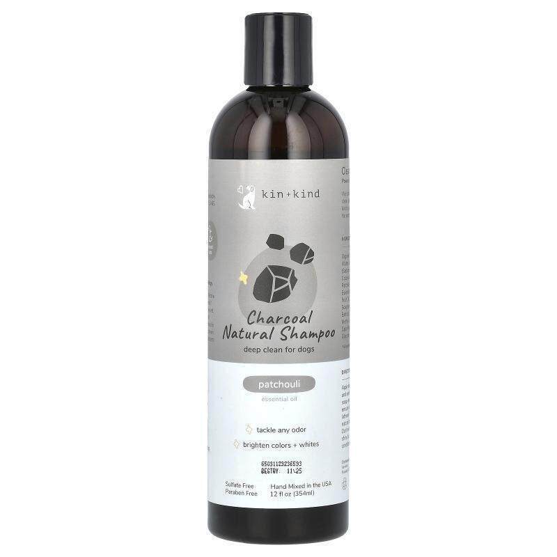 Kin+Kind 狗狗用天然木炭洗发水 广藿香味