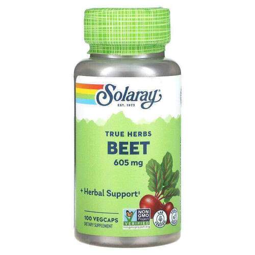 Solaray,甜菜100粒素食胶囊日常蔬菜摄入补充营养