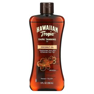 Hawaiian Tropic,晒黑油，原味，8 液量盎司（236 毫升）