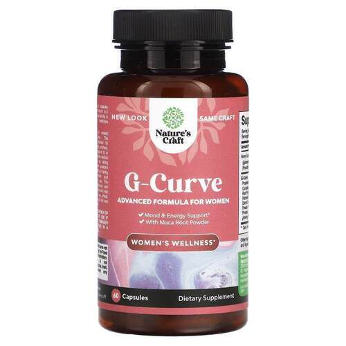 Natures Craft,G-Curve，女性健康，60 粒胶囊