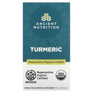Dr. Axe / Ancient Nutrition,Turmeric, 90 Capsules