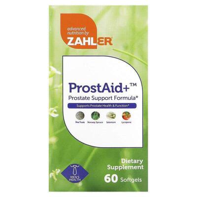 Zahler,ProstAid+，前列摄护腺支持配方，60 粒软凝胶