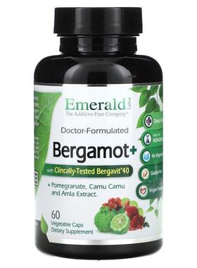 Emerald Laboratories,Bergamot+, 60 Vegetable Caps