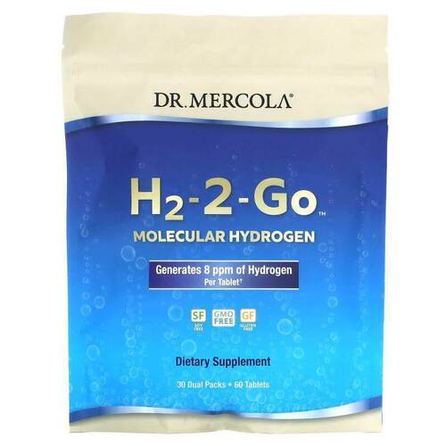 Mercola博士,H2-2-Go，30 个双份包，60 片