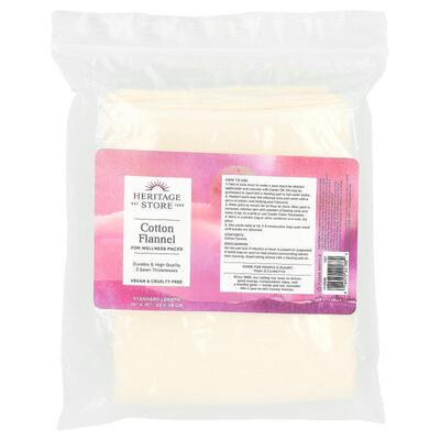 Heritage Store,全棉蓖麻法兰绒，13×15（33×38厘米）