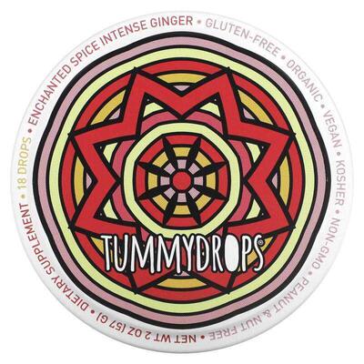 Tummydrops,Enchanted 辛辣姜味滴剂，18 滴，2 盎司（57 克）