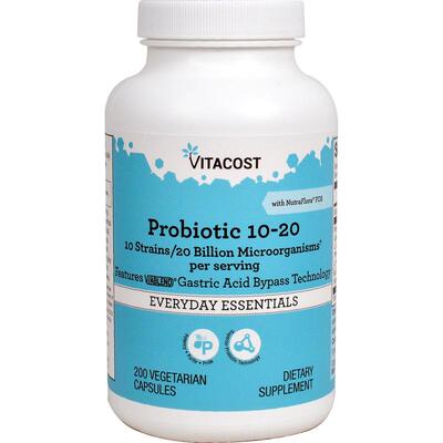 Vitacost,Probiotic 10-20 10 Strains, 20 billion CFU† per ser