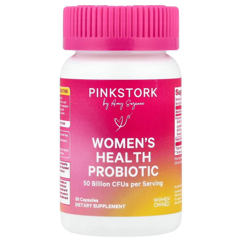 Pink Stork,Women's Health Probiotic, 30 Capsules