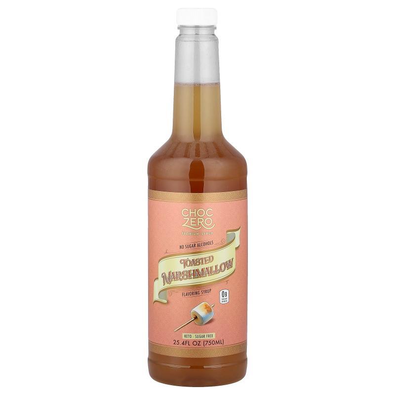 ChocZero,Premium Syrup, Toasted Marshmallow, 25.4 fl oz (750