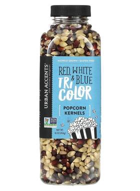 Urban Accents,爆米花仁，红、白、蓝三色，16 盎司（454 克）