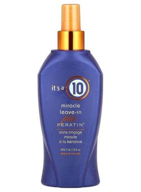 It's a 10,Miracle Leave-In Plus Keratin®，10 液量盎司（295.7