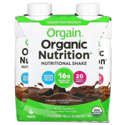 Orgain,有机营养，多合一营养奶昔， 奶油巧克力软糖