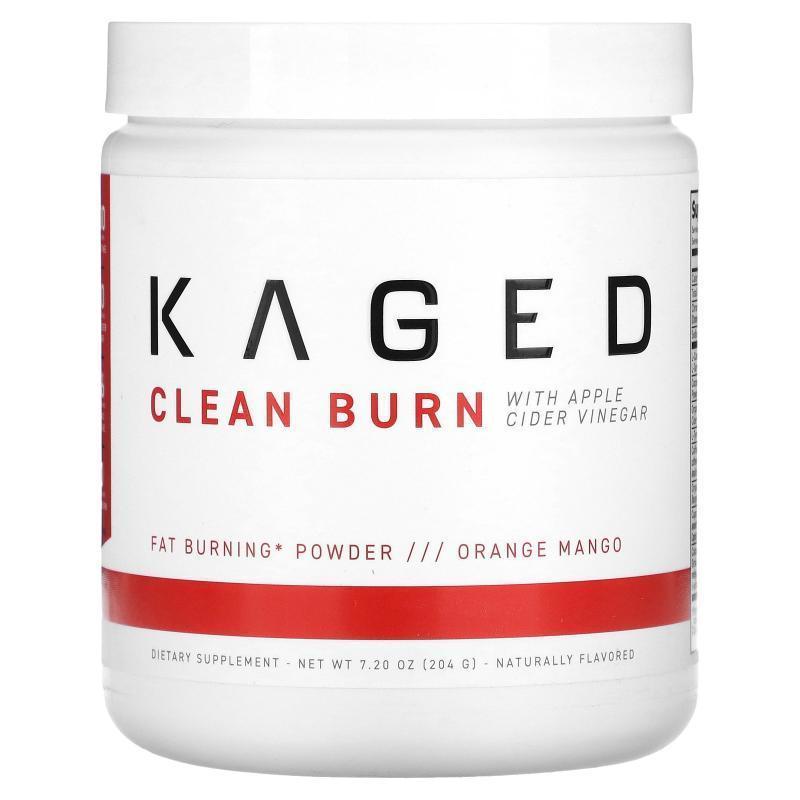 Kaged,含苹果醋的 Clean Burn，橙子芒果味，7.2 盎司（204 克）