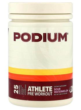 Podium Nutrition,Athlete Pre Workout, Sour Watermelon, 13.93