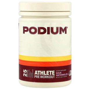 Podium Nutrition,Athlete Pre Workout, Sour Watermelon, 13.93