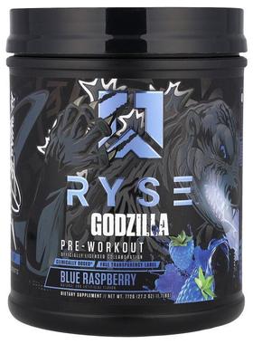 Ryse Supps,Godzilla，锻炼前，蓝树莓味，1.7 磅（27.2 盎司）