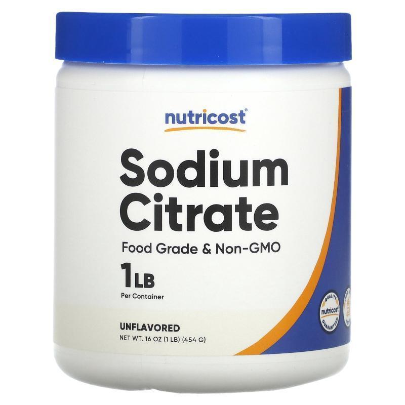 Nutricost,Sodium Citrate, Unflavored, 16 oz  (454 g)