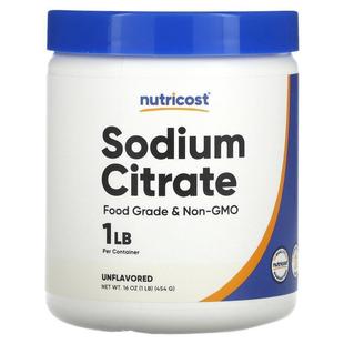 Nutricost,Sodium Citrate, Unflavored, 16 oz  (454 g)