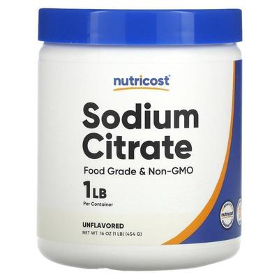 Nutricost,Sodium Citrate, Unflavored, 16 oz  (454 g)