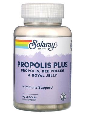 Solaray,Propolis Plus, Propolis, Bee Pollen &amp; Royal