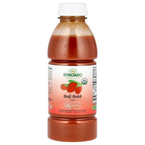 Dynamic Health,Goji Gold, Certified Organic Goji 100% Juice