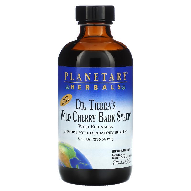 Planetary Herbals,Dr. Tierra野樱桃树皮糖浆，8 液量盎司（236.