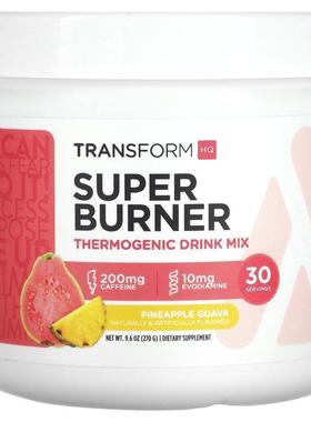 TransformHQ, Super Burner，生热混合饮品，菠萝番石榴味
